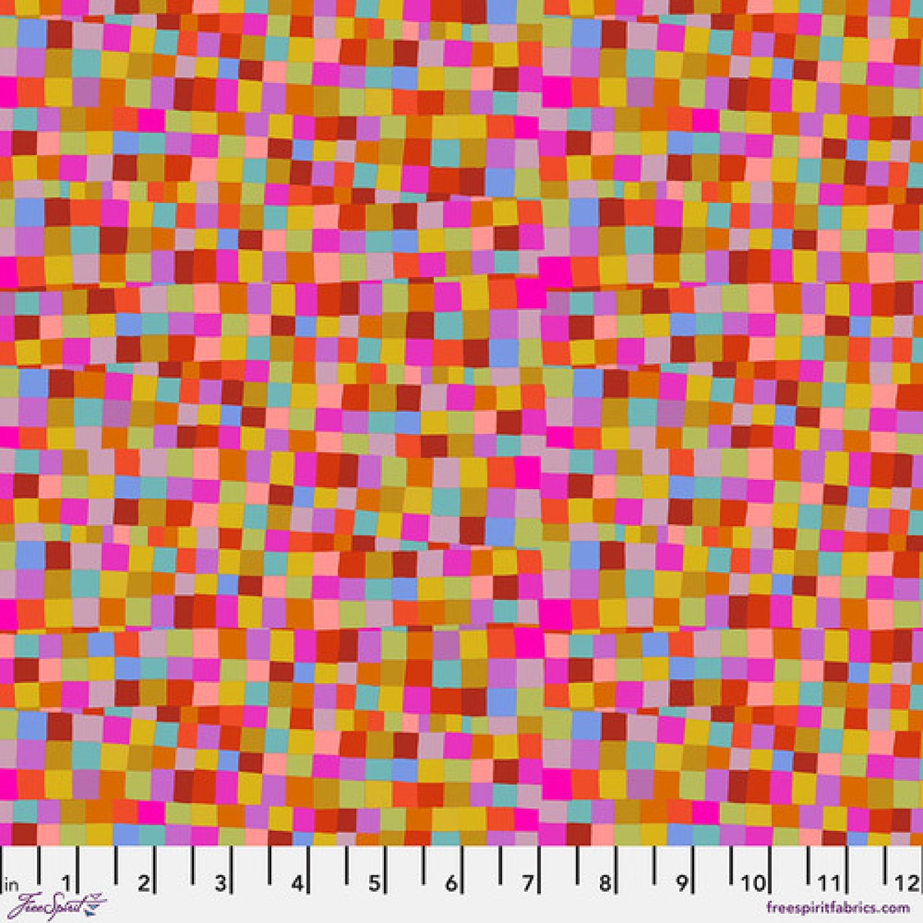 Baumwolle Patchwork - Carolyn Gavin Stoffe - Harmony - Dappled Candy